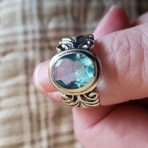 Aquamarine ring